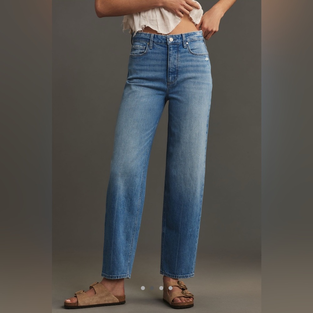 NWT Anthropologie Paige Alexis High-Rise Tapered Jeans